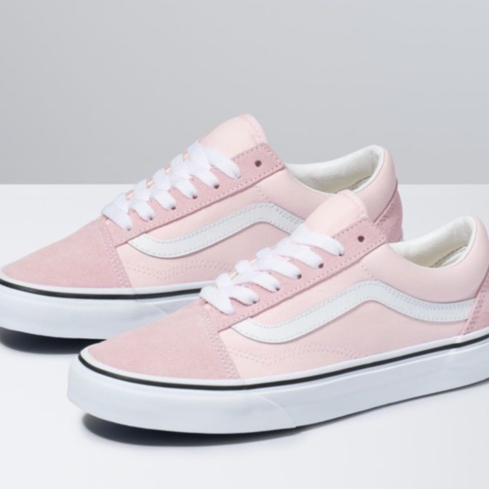 light pink vans